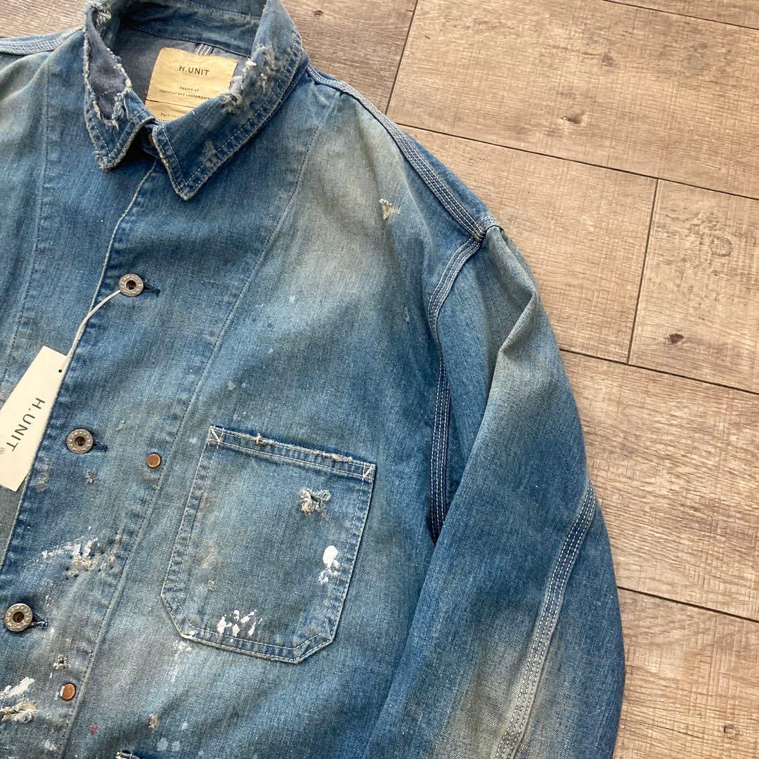 新品、未使用　H.UNIT COVERALLS カスタマイズ　サイズ3