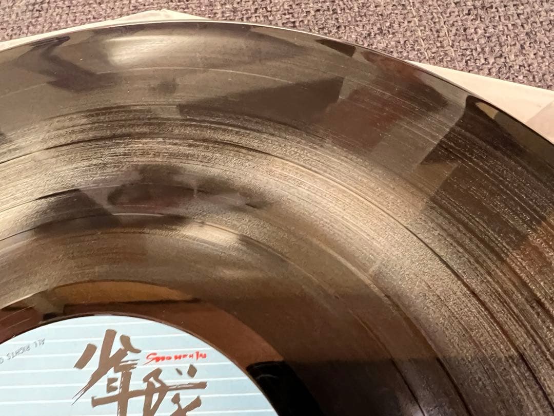 少年隊 TIME-19 レコード LP L-12618完品ステッカー付1987年