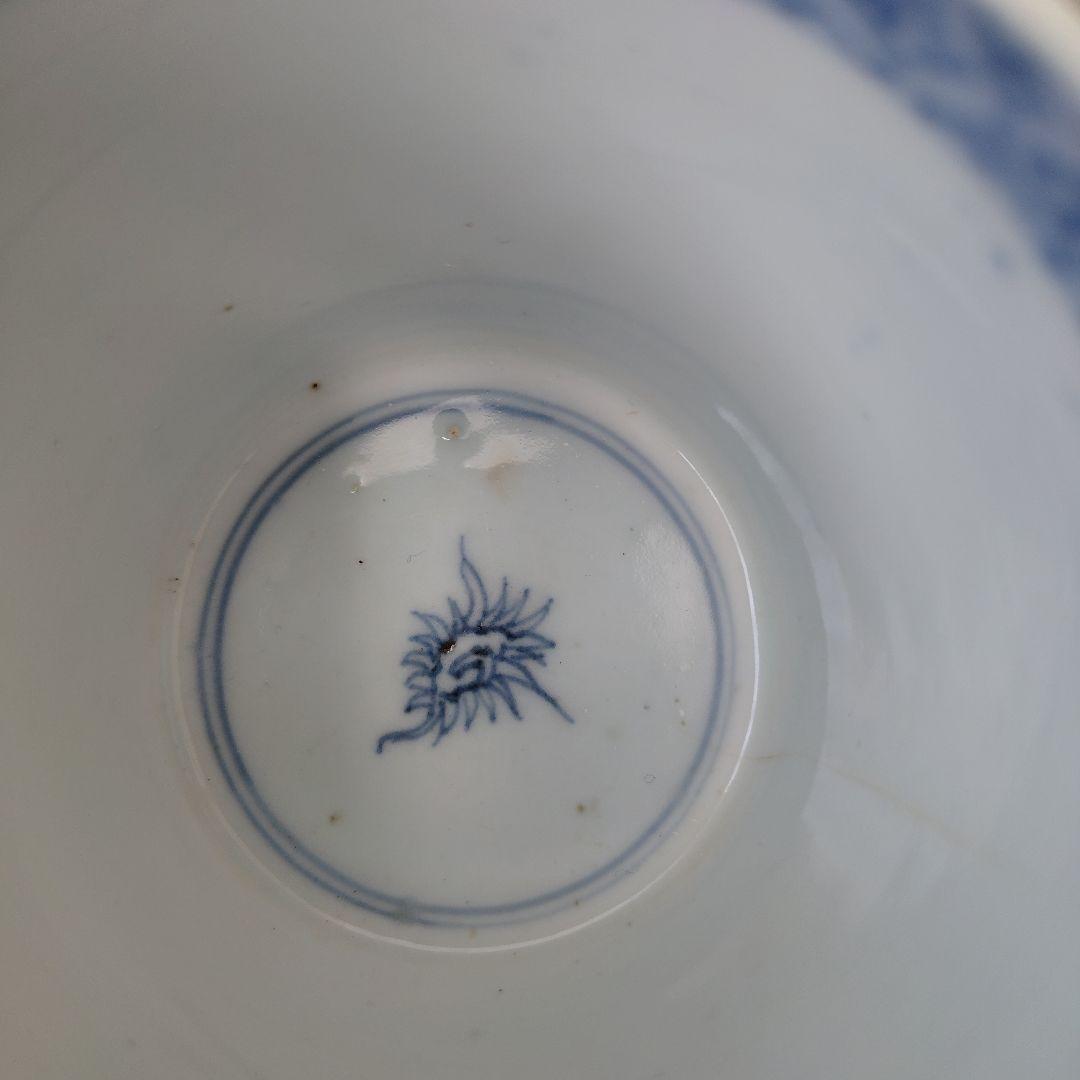 古伊万里 染付 蕎麦猪口 桜 紫陽花 花鳥文 雲龍文 肥前 時代物 江戸期