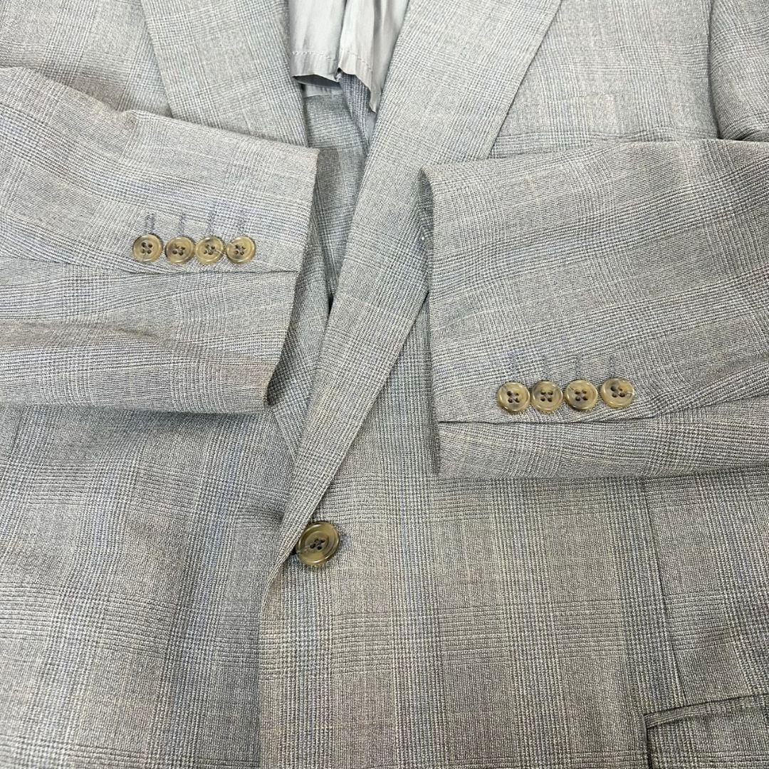 BURBERRY バーバリー　テーラードジャケット　グレー　羊毛100% 日本製