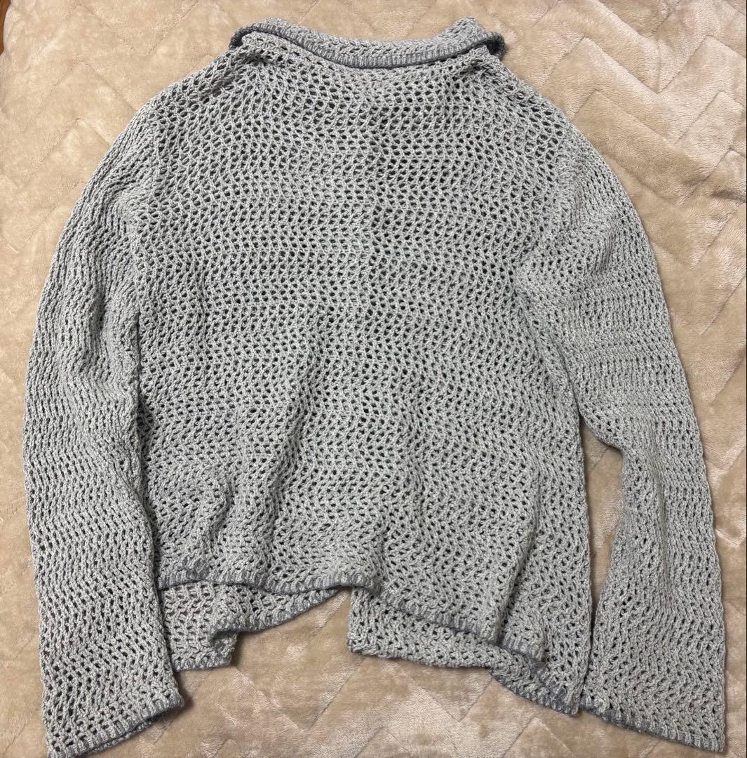 トップス coyseio NET KNIT CARDIGAN