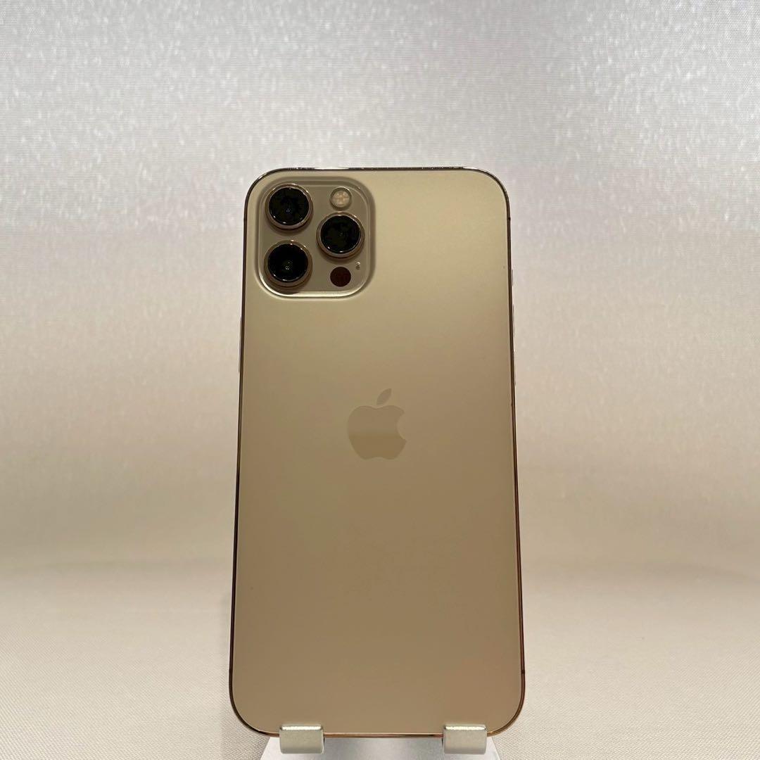 『美品』iPhone 12 PRO MAX ゴールド　128GB SIMフリー