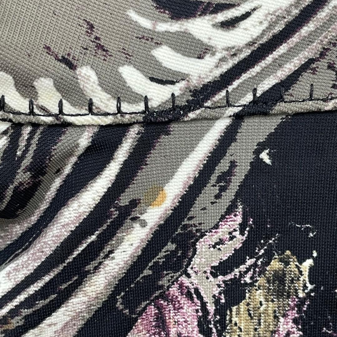 美品　roberto cavalli 総柄　ヒョウ柄 長袖ワンピース　イタリア製