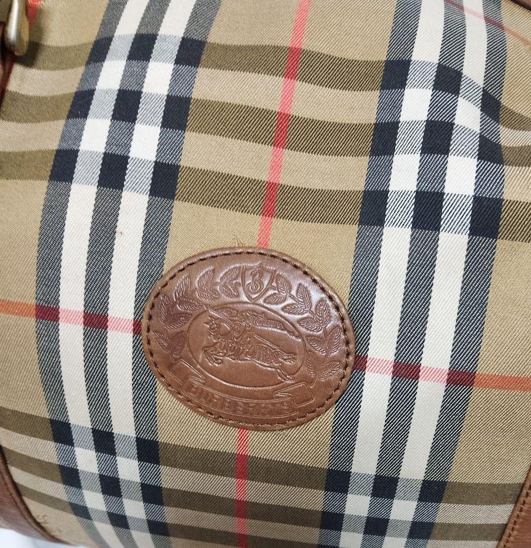 セール❢BURBERRY バーバリー ボストンバッグ ノバチェック 旅行バッグ