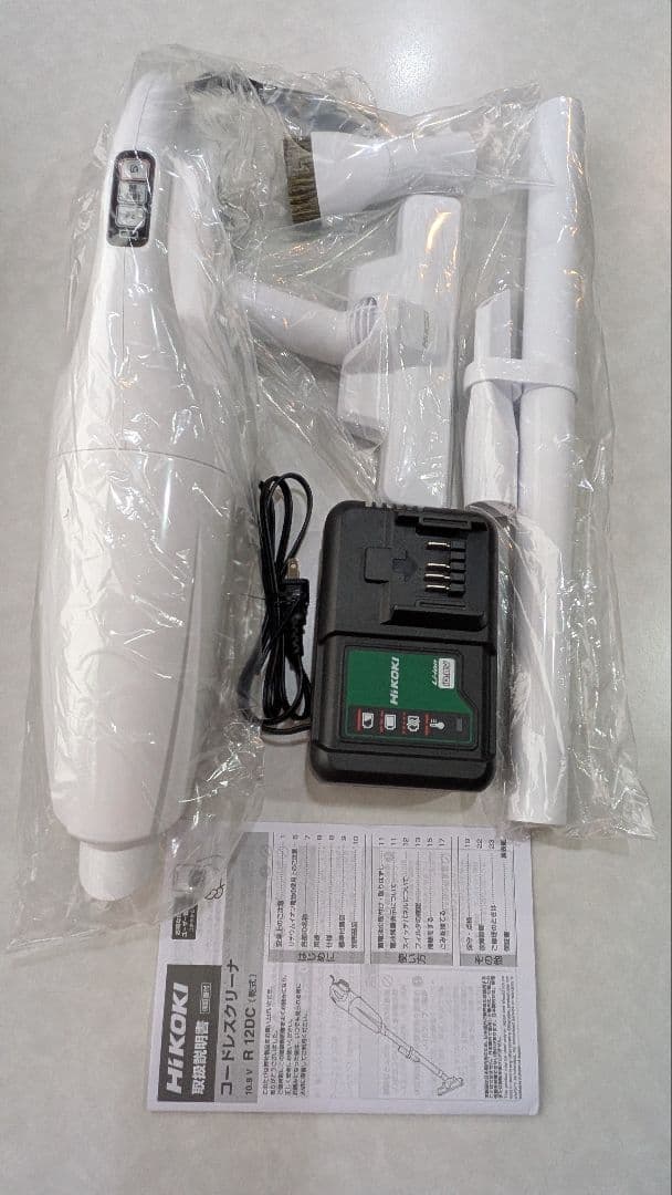 HIKOKI スティッククリーナー R 12DC 10.8V ラウンドブラシ付き
