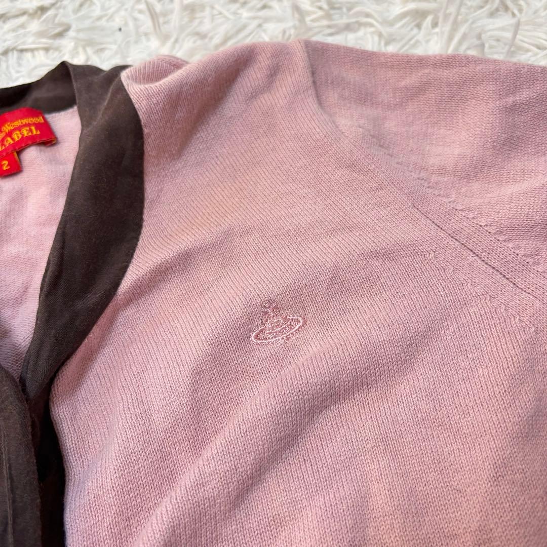 最高級 VIVIENNE Westwood カーディガン シルク ピンク