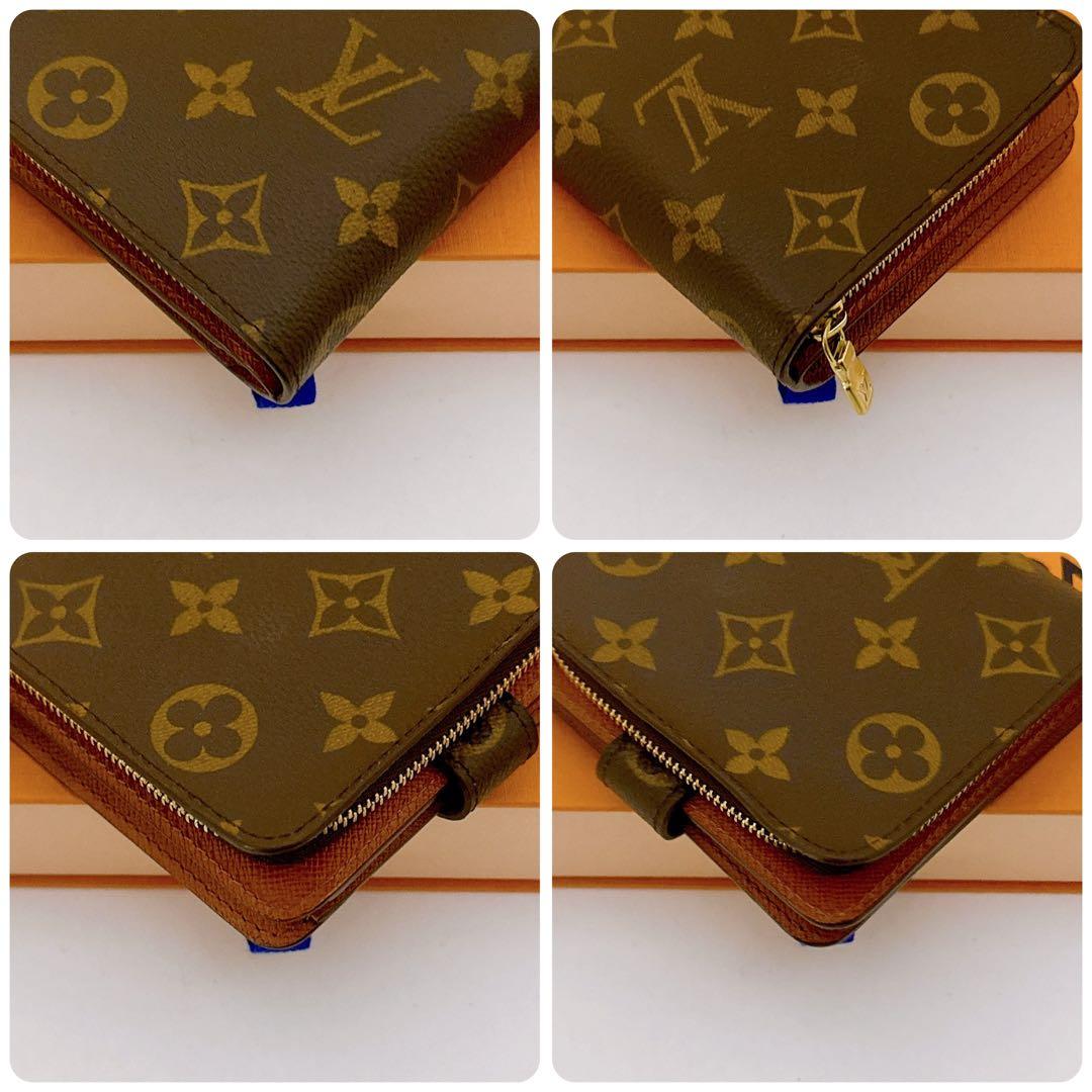 LOUIS VUITTON ルイヴィトン コンパクトジップ 折り財布 モノグラム