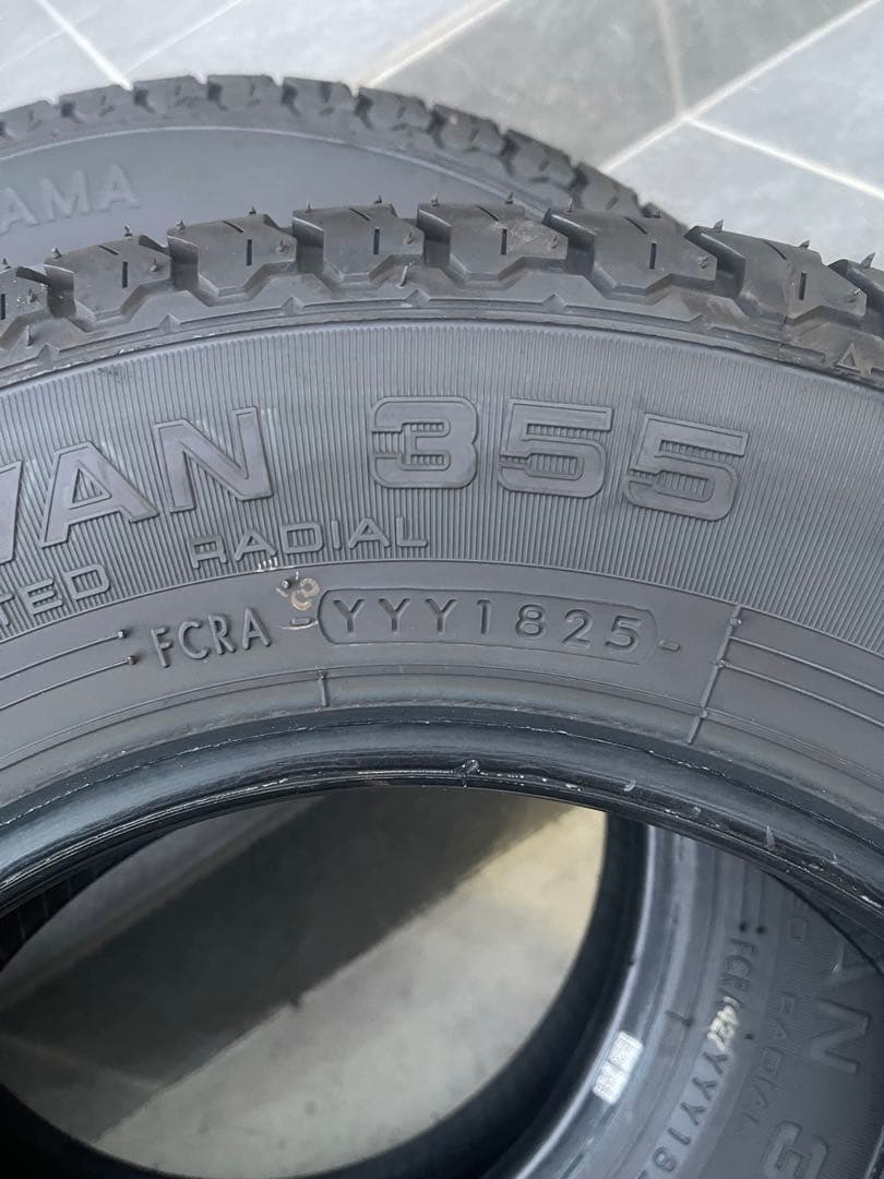 ヨコハマタイヤ145/80/12 SUPER VAN 355
