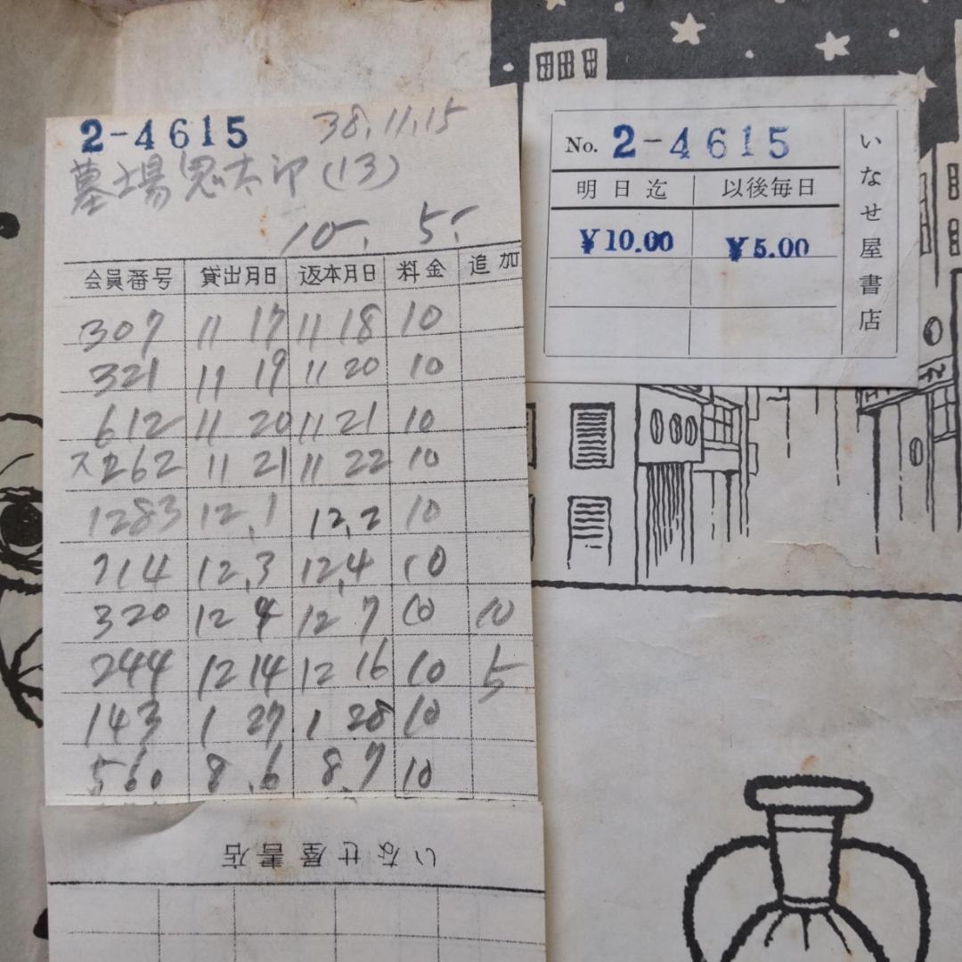 ★レア★長編怪奇物語 墓場鬼太郎13 竹内寛行 水木しげる 貸本 兎月書房