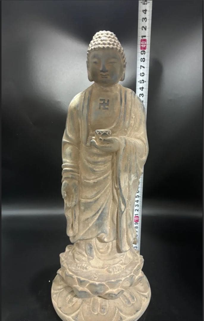R*D様 (期間セール)仏教　石仏 如来 細工彫刻 縁起物 お釈迦様 釈迦如来