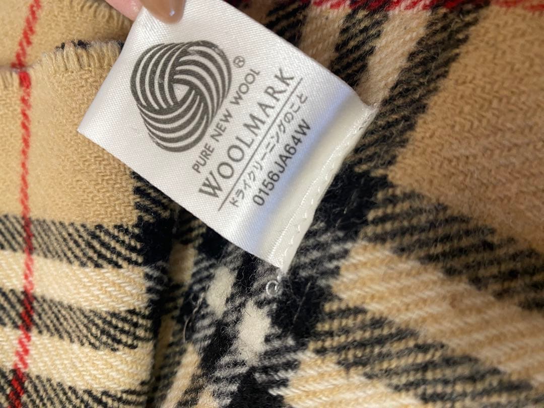Burberry バーバリー　膝掛け　大判ストール
