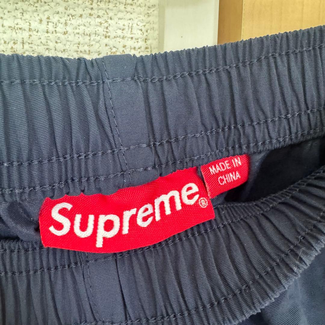 Supreme ナイロンパンツ サイズL ネイビー