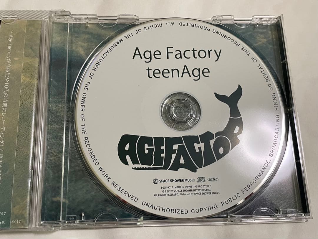 Age Factory teenAge 廃盤