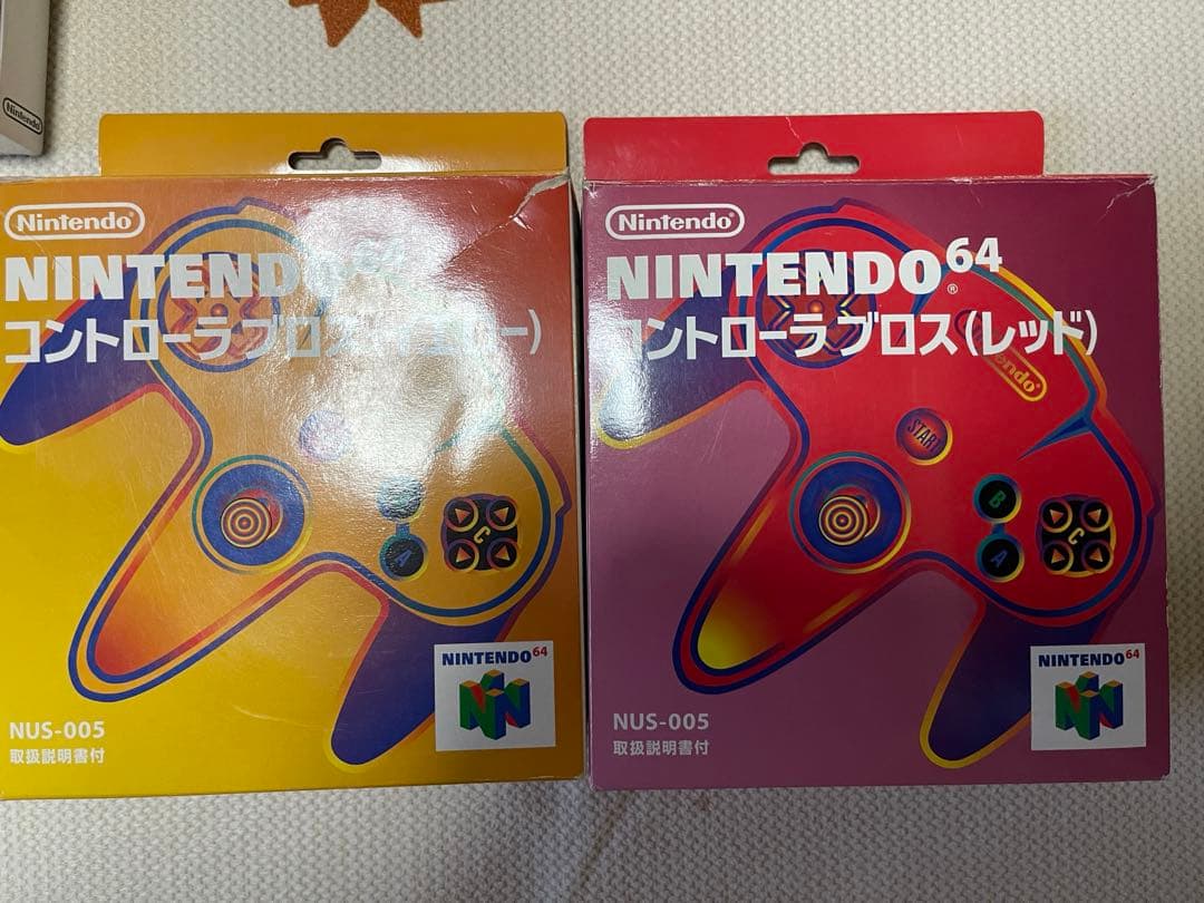 任天堂64空箱とPlayStation DUALSHOK空箱その他