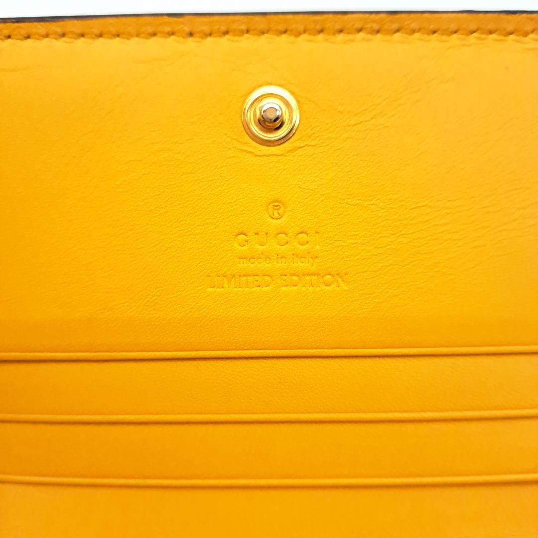 GUCCI グッチ 二つ折り 財布 ボスコ GGスプリーム 犬 ウォレット