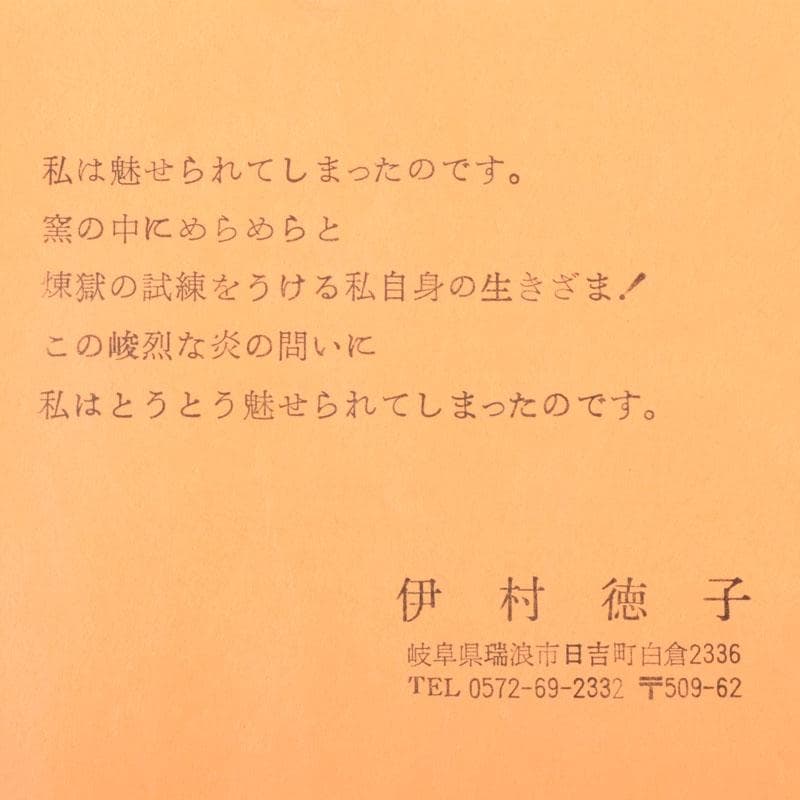 和食器　白倉窯　伊村徳子作　染付　小皿　五客　共箱　C　8487