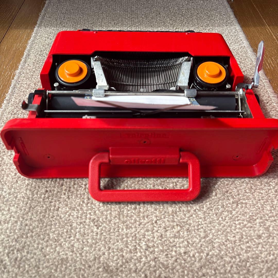 【名作】オリベッティ バレンタイン タイプライター 赤いバケツ olivetti