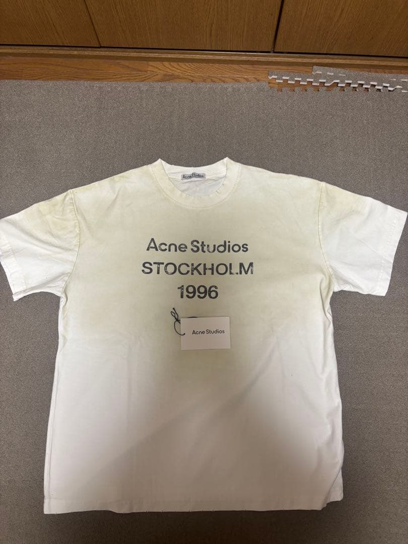 Acne Studios 1996年 プリントロゴ白Tシャツ