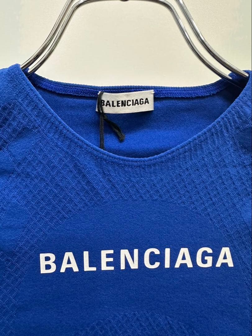 トップス BALENCIAGA Blue Athletic T-Shirt