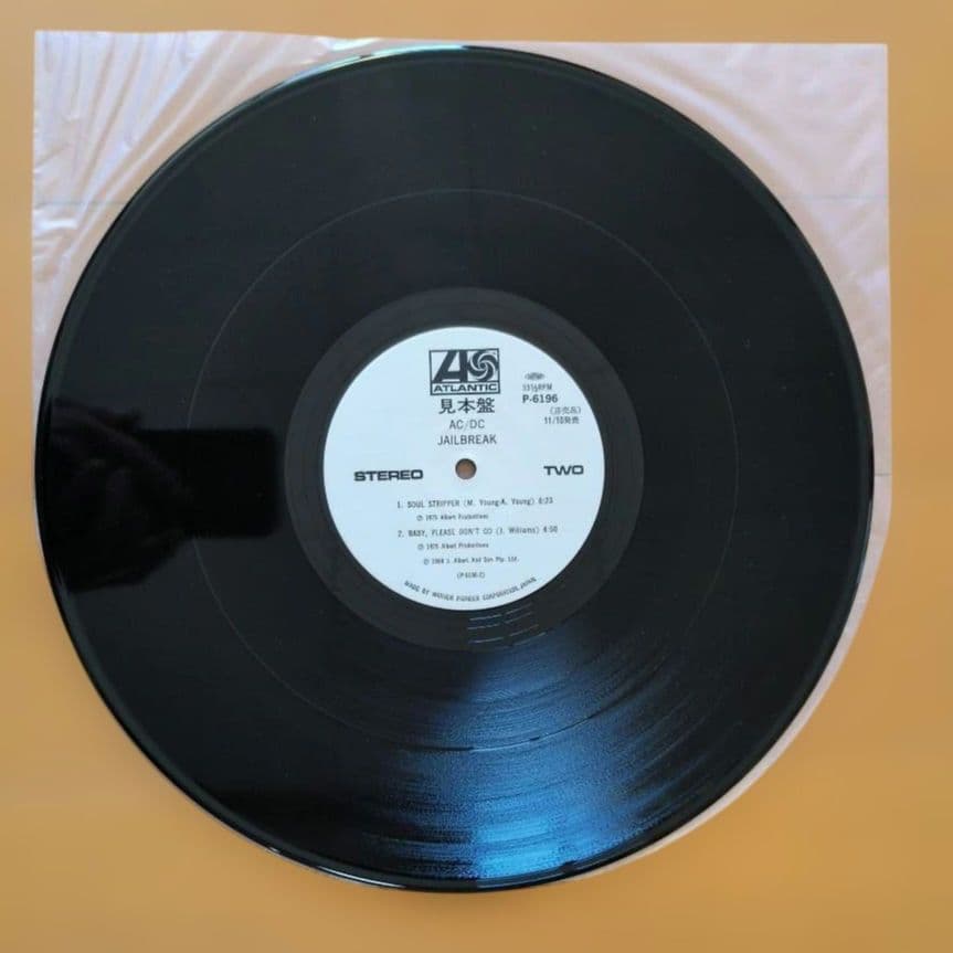 AC/DC／’74 JAILBREAK【見本盤】レコード