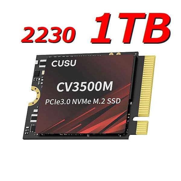 【SSD 1TB】CUSU CV3500M NVMe Type 2230
