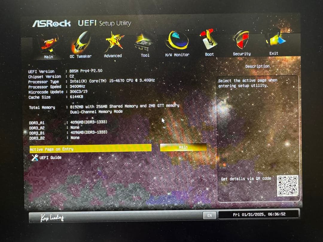 p*e様 自作PC　i5 4670 メモリ8GB SSD256GB