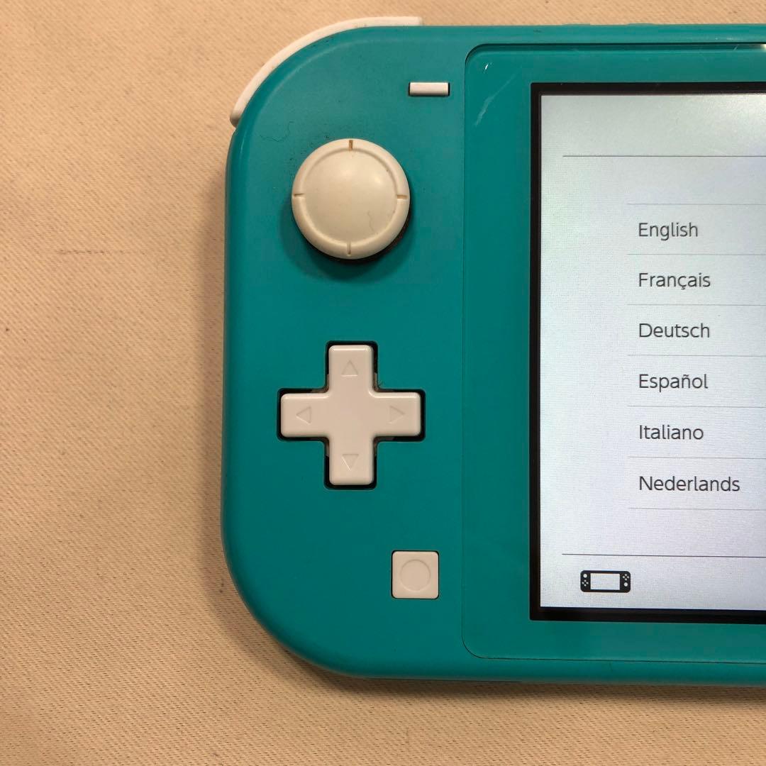 よ*）様 Nintendo Switch Lite 稼動品 ターコイズ 青系 メ