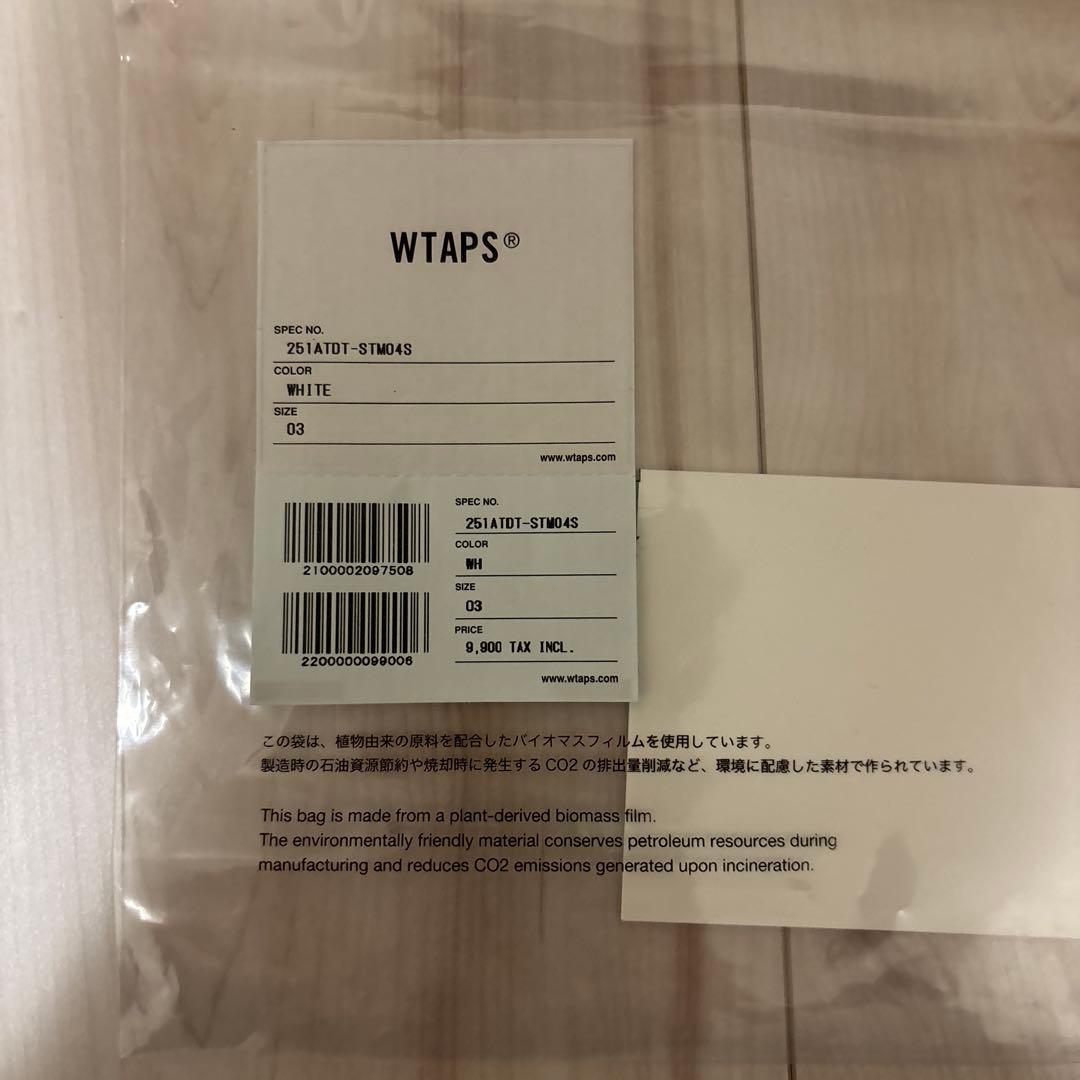 トップス WTAPS 2025SS TSSC SS TEE WHITE