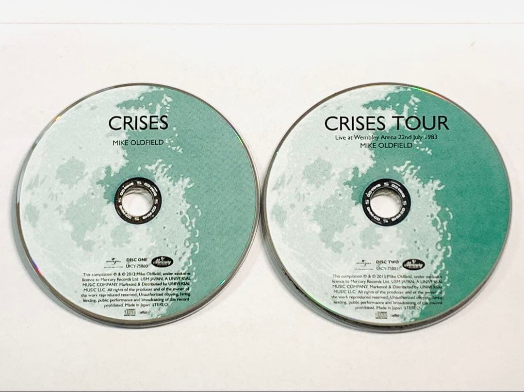紙ジャケット☆ マイク・オールドフィールド/クライシス 帯付 2CD デラックス