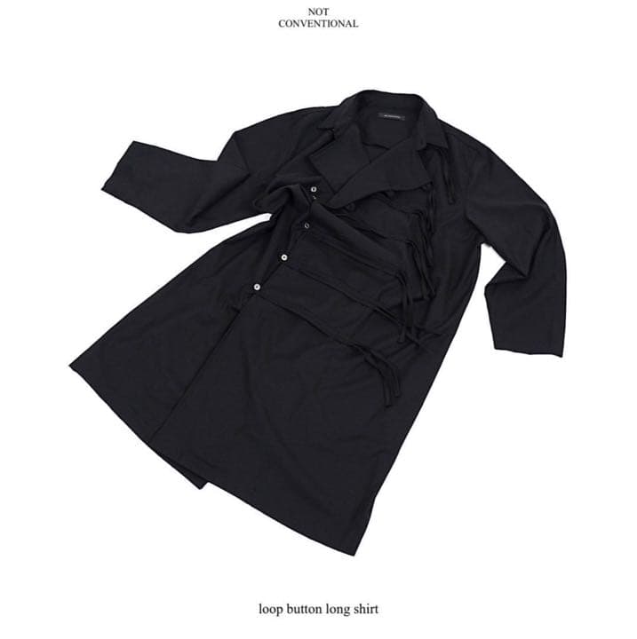 ジャケット・アウター notconventional / loop button long shirt