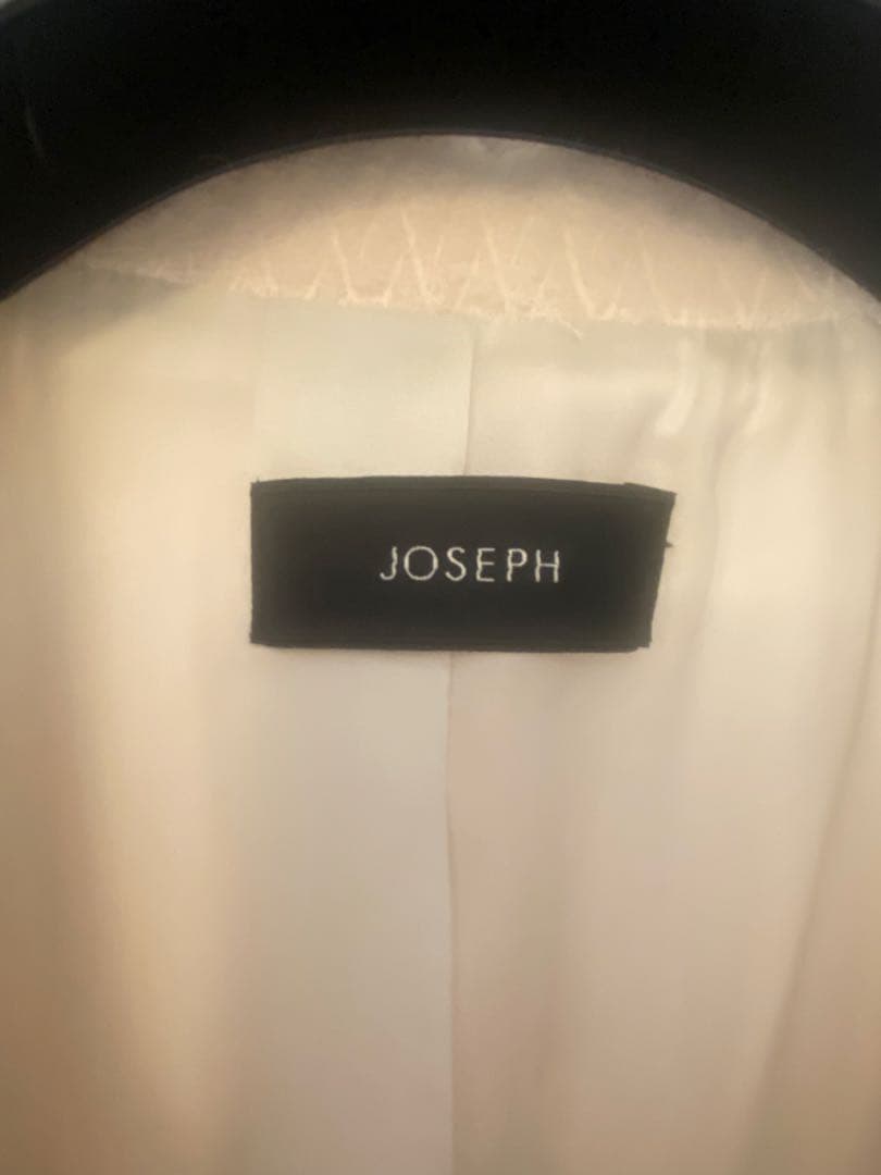 【JOSEPH 】アルパカ 羊毛 ホワイト ロングコート