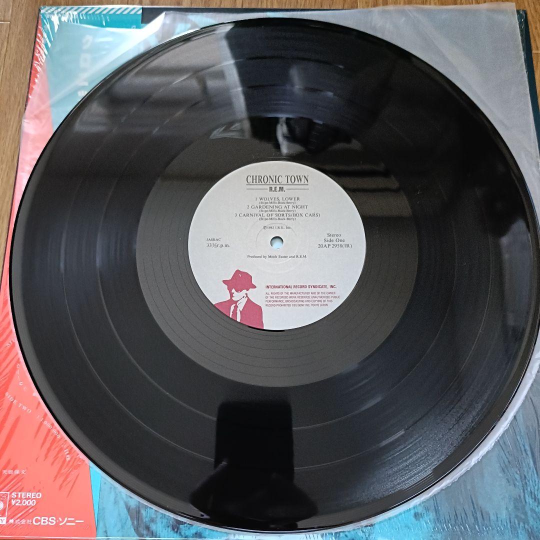 【1984年 国内初版】R.E.M.「クロニック・タウン」アナログレコード 帯付