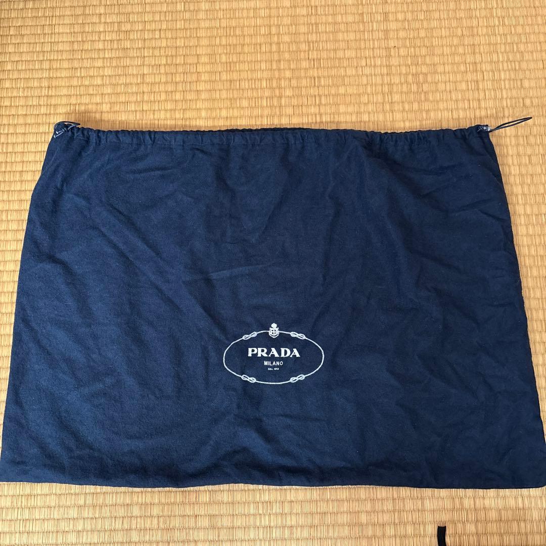 PRADA　プラダ　ボストンバッグ大　ブラック　保管袋付き
