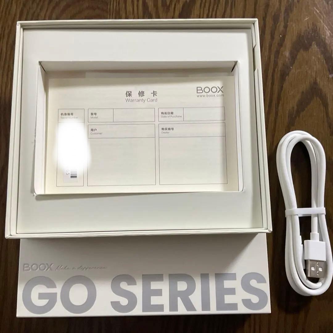BOOX GO７　電子書籍リーダー　ホワイト　７インチモノクロ