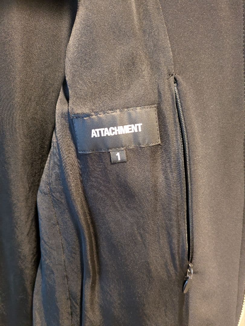 ATTACHMENT MA-1 ブルゾン AB93-248 ブラック サイズ1