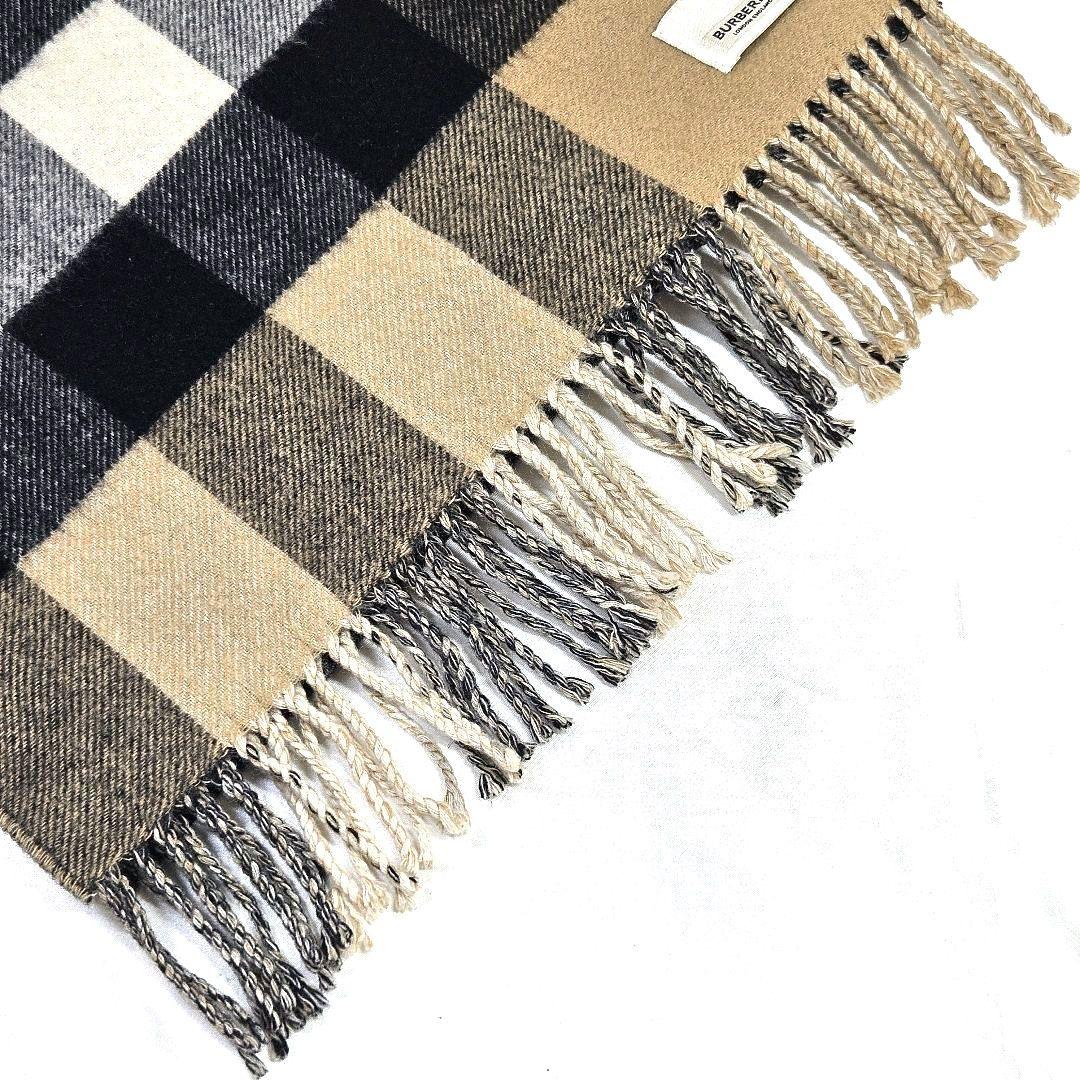 BURBERRY バーバリー マフラー カシミヤ ノバチェック　リバーシブル