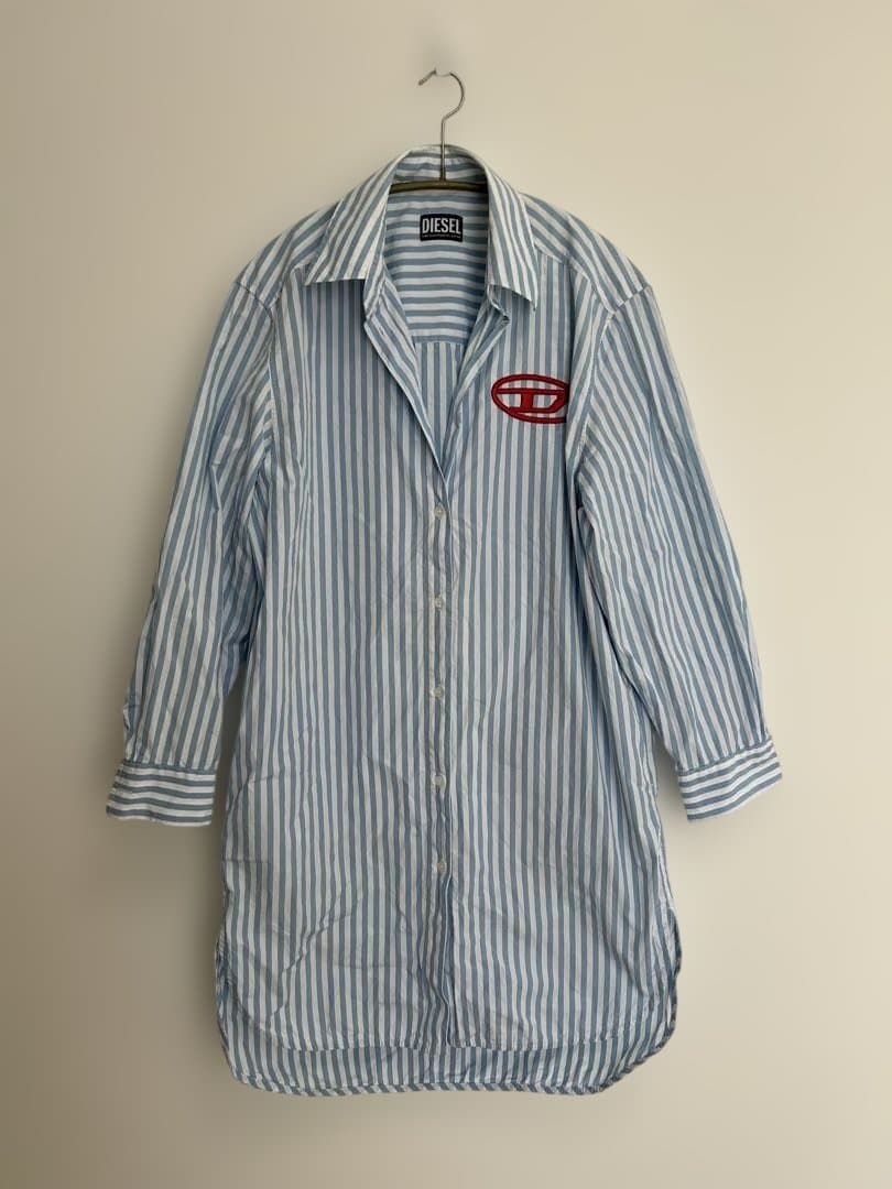 な*ん様 diesel シャツワンピース　シャツドレス　ビッグシルエット　XXS