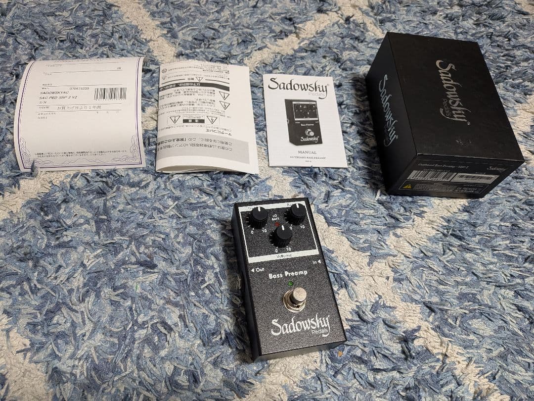 ベース Sadowsky Bass Preamp SBP-2 V2