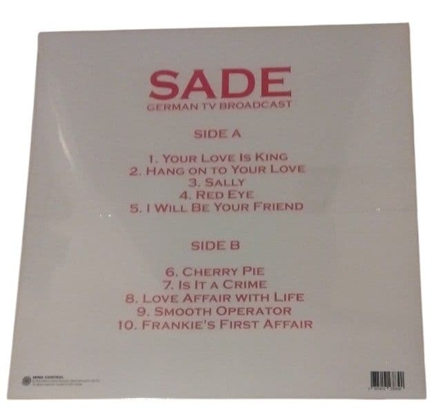 sade ／German Tv Broadcas （Eu 限定）12LP