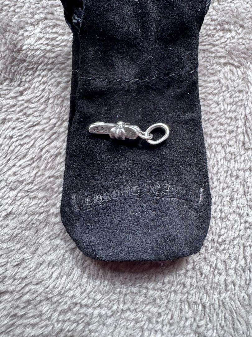 Chrome Hearts シルバー クロスチャーム ネックレス　ベビーファット