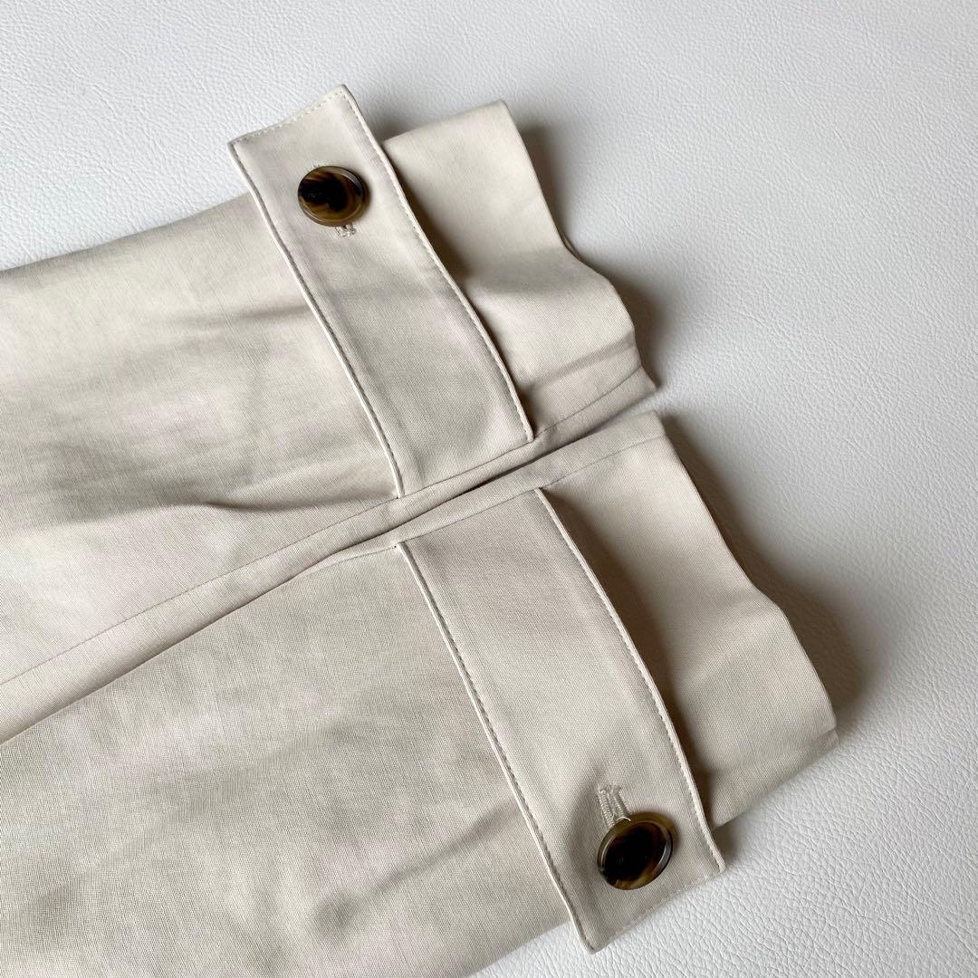 週末セール【美品】23区　23SS ライトトレンチコート　ロング丈　32