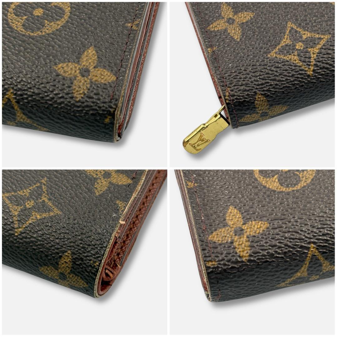 LOUIS VUITTON トレゾール L字ファスナー 財布 モノグラム【美品】