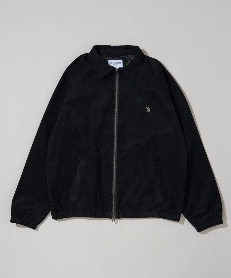 U.S. POLO ASSN.ダブルジップスイングトップ　ブラック Lサイズ