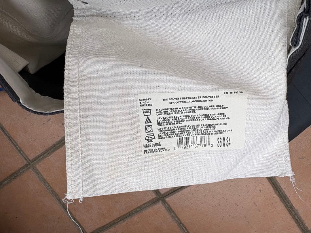 Dickies グレー 36×34 made in usa