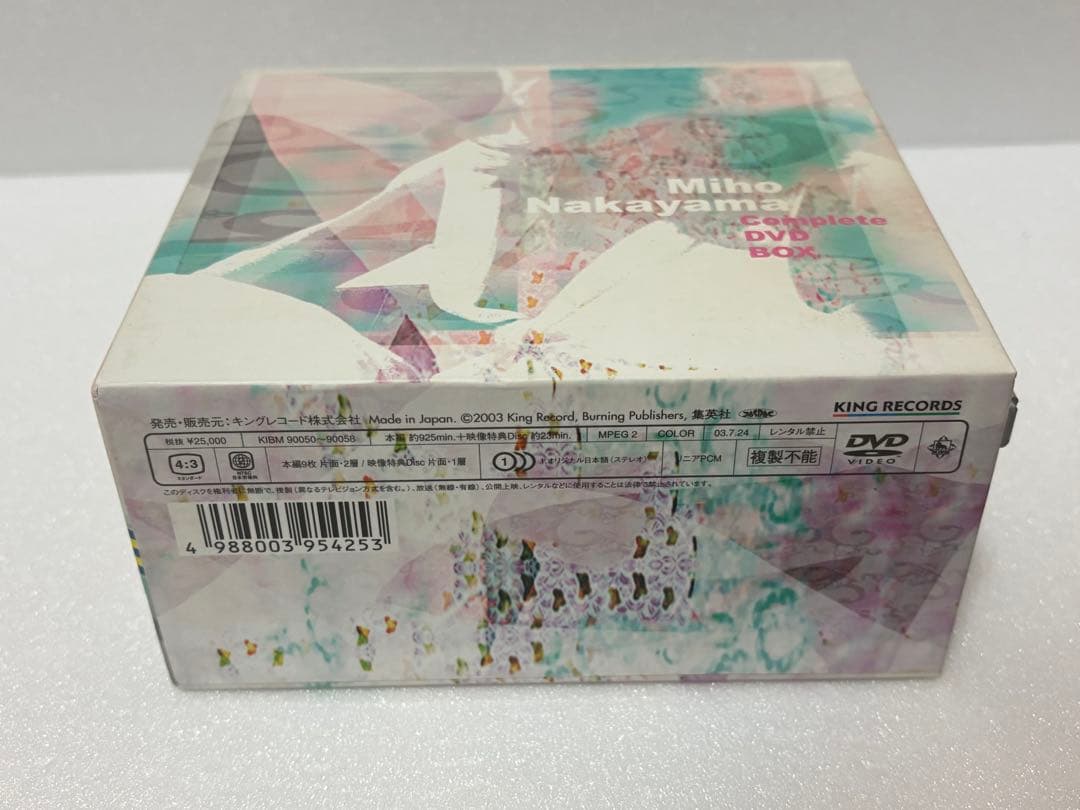 劣化あり　希少品　中山美穂　Complete DVD-BOX