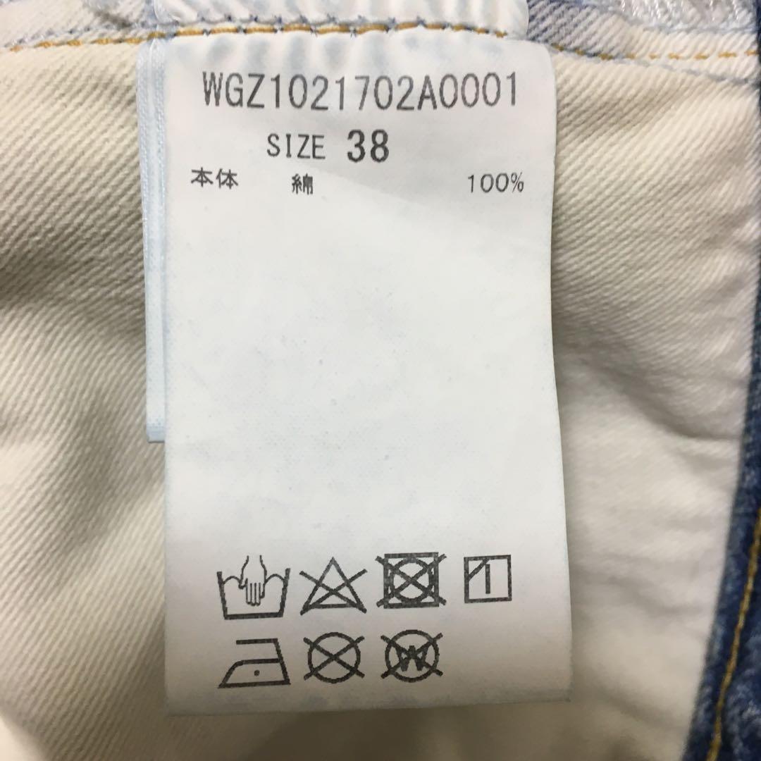 Whim Gazette ラインカーブDENIM 日本製　バレル　M〜L 38