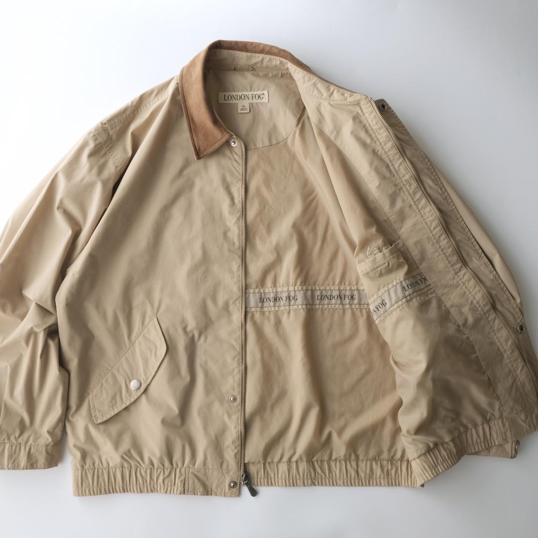 LONDON FOG 襟切替ジップアップジャケット L