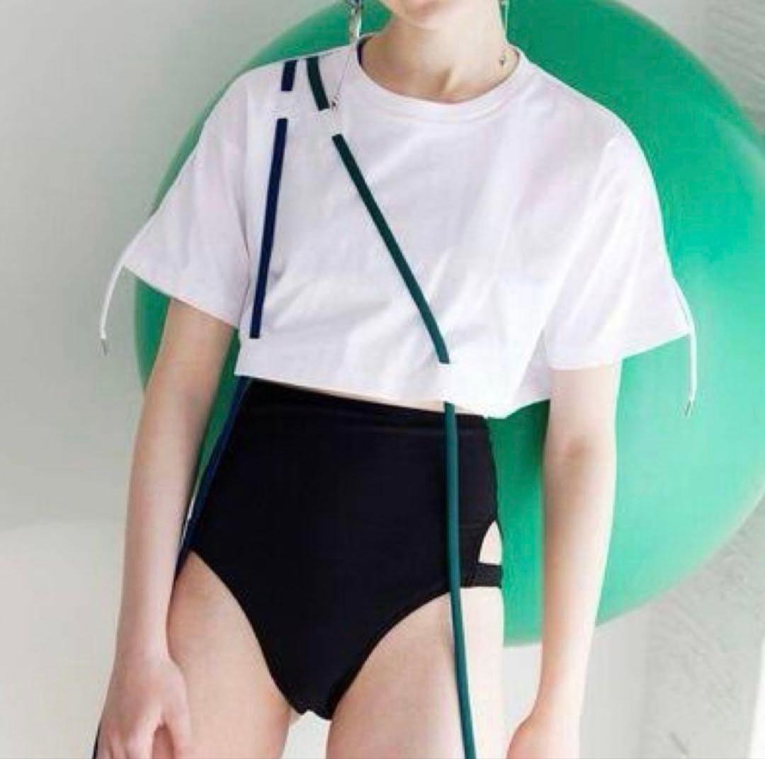定価15400円　UN3D. アンスリード コードデザインショートTシャツ