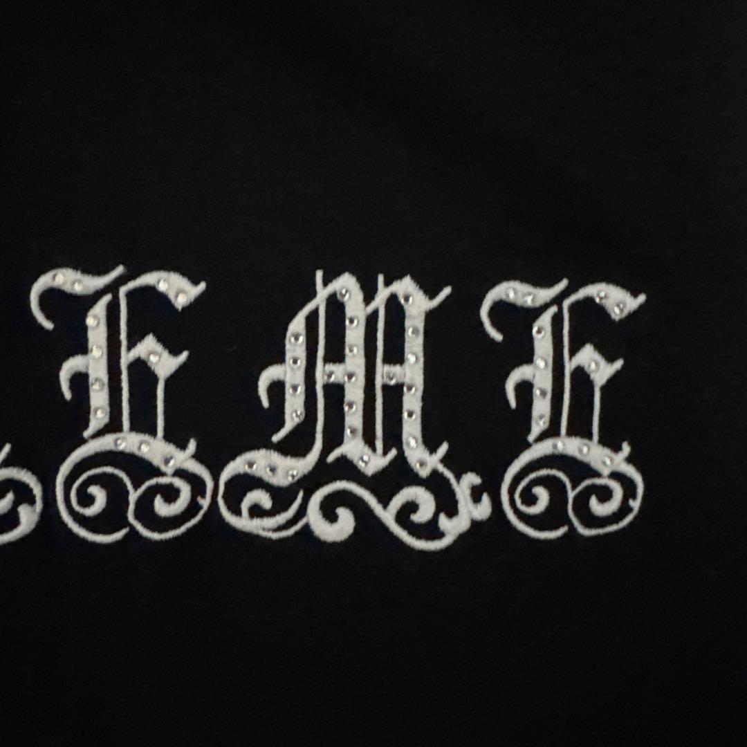 マサSupreme Old English Rhinestone Top