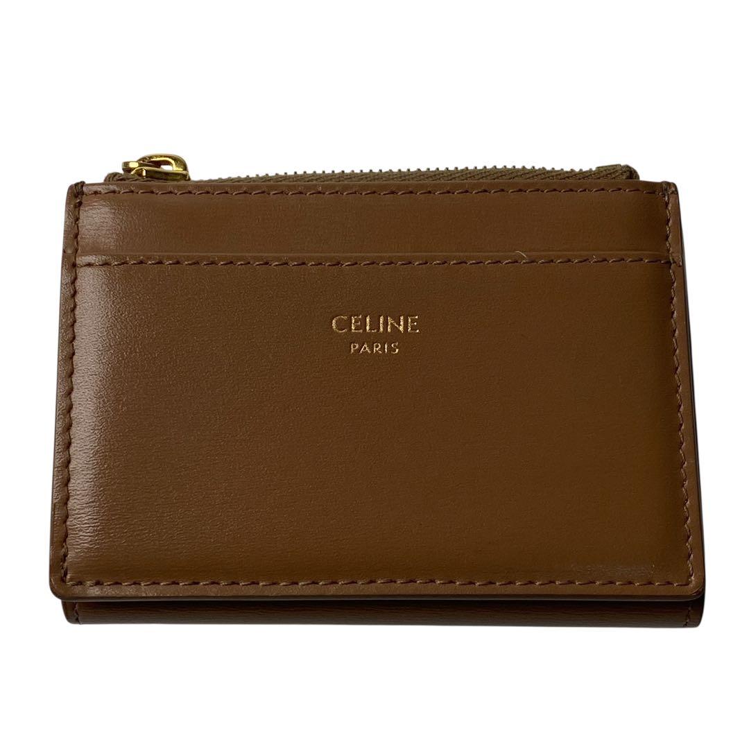 セリーヌCELINE トリオンフ 二つ折り財布 ケース